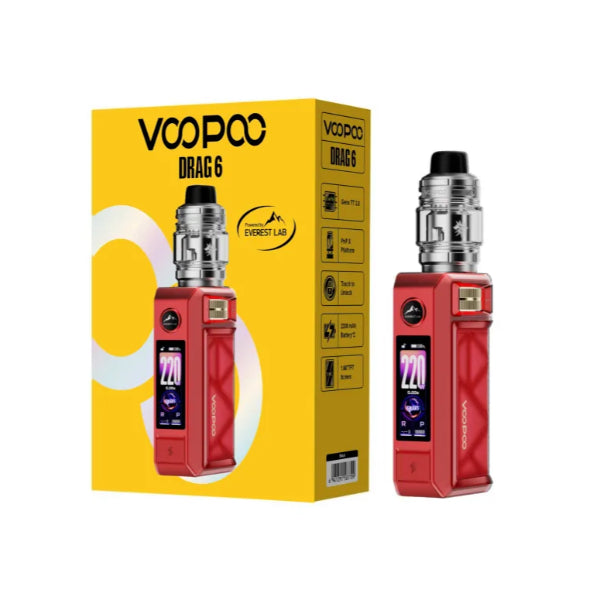 VooPoo Drag 6 Starter Kit Red