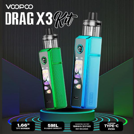 VooPoo Drag X3 80W Pod Mod Kit