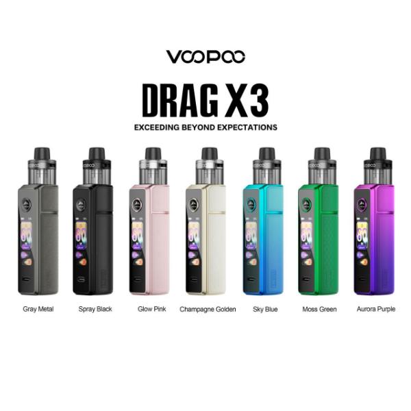 VooPoo Drag X3 80W Pod Mod Kit