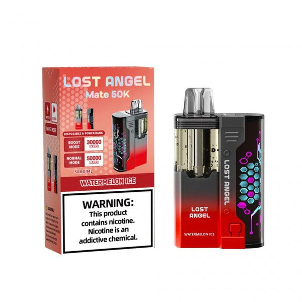 Best Deal Lost Angel Mate 50,000 Puffs Disposable Kit 5-Pack - Watermelon Ice