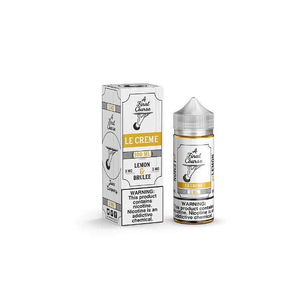 A Final Course E-Liquid 100mL Freebase-3mg-Le Creme