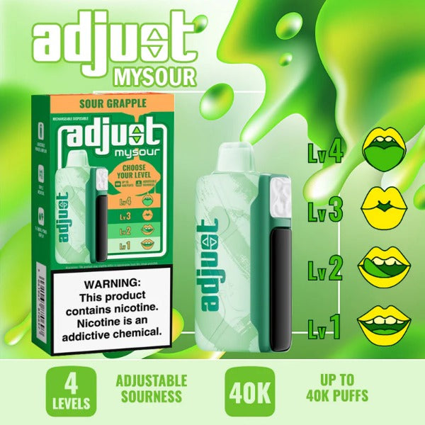 Adjust MySour 40,000 Puffs Disposable