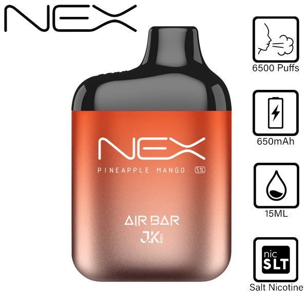 Air Bar NEX 6500 Puffs Disposable Vape 15mL - $7.25 eJuices.co Air Bar NEX 6500 Puffs Disposable Vape 15mL - $7.25 eJuices.co