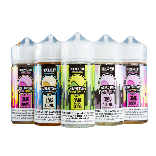 Air Factory TFN 100mL Vape Juice Best Flavor Pink Punch Kookie Krunch Wild Apple Mystery Pink Punch Ice