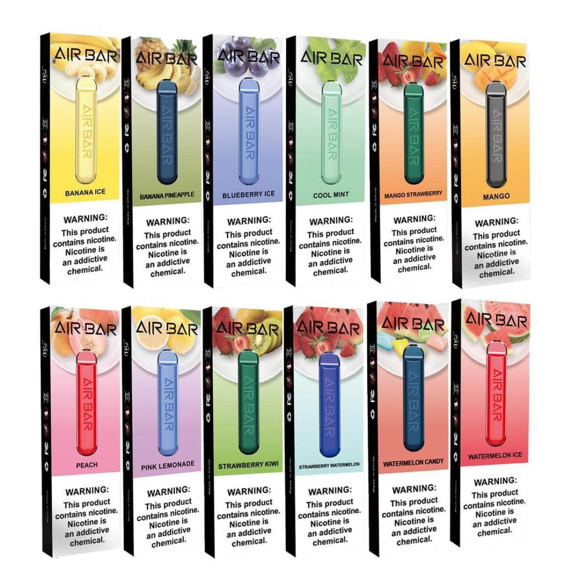 Suorin Air Bar Single Disposable Vape 1.8mL - $5.27 eJuices.co Suorin Air Bar Single Disposable Vape 1.8mL - $5.27 eJuices.co