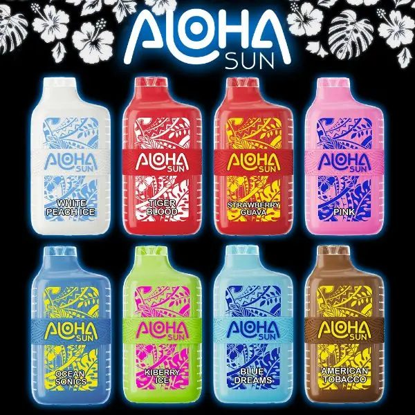 Aloha Sun 7000 Puffs Disposable Lilikoi Passion