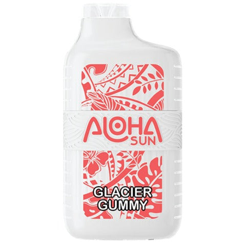 Aloha Sun 7000 Puffs Vape 10 Pack 15mL Best Flavors Glacier Gummy