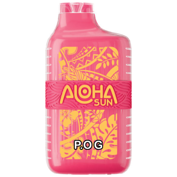Aloha Sun 7000 Puffs Vape 10 Pack 15mL Best Flavor P.O.G.