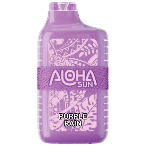 Aloha Sun 7000 Puffs Vape 10 Pack 15mL Best Flavor Purple Rain