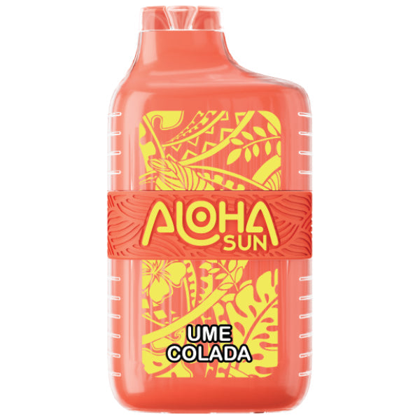 Aloha Sun 7000 Puffs Vape 10 Pack 15mL Best Flavor Ume Colada