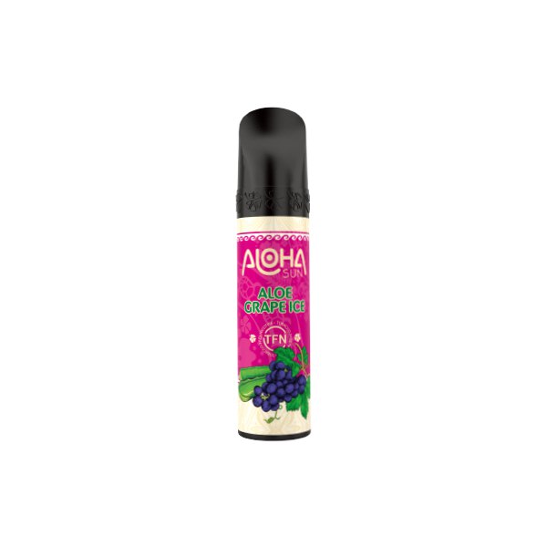 Aloe Grape Ice Aloha Sun TFN Single Disposable Bulk Deal!