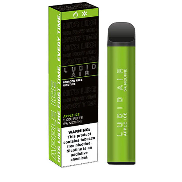 Best Deal Lucid Air Single Disposable Vape 16.7mL - Apple Ice