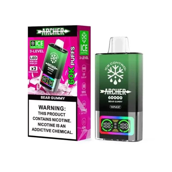 Archer 60K Ice Control Disposable Bear Gummy