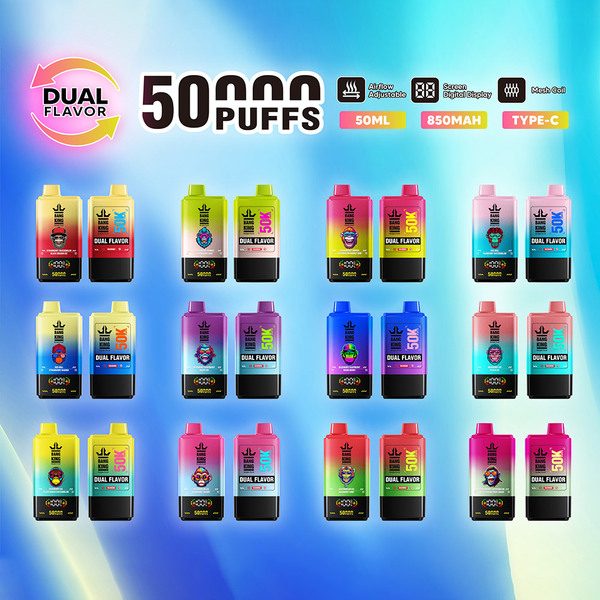 BangKing 50K Puffs Dual Flavor 50mL Disposable - Vape Wholesale USA