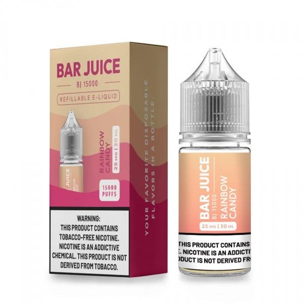 Bar Juice BJ15000 Salt 30mL Vape Juice Best Flavor Rainbow Candy