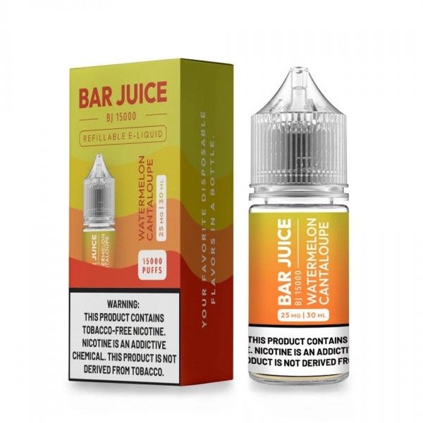 Bar Juice BJ15000 Salt 30mL Vape Juice Best Flavor Watermelon Cantaloupe