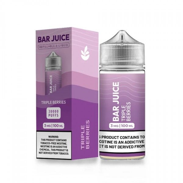 Bar Juice BJ30000 100mL Vape Juice Best Flavor Triple Berries