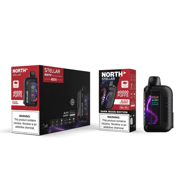 Best Deal North Stellar 40k Puffs Disposable Vape - Black Cherry