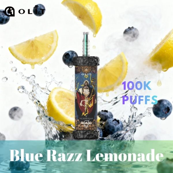 Olit Hookalit Plus 100K Puffs Disposable - Blue Razz Lemon