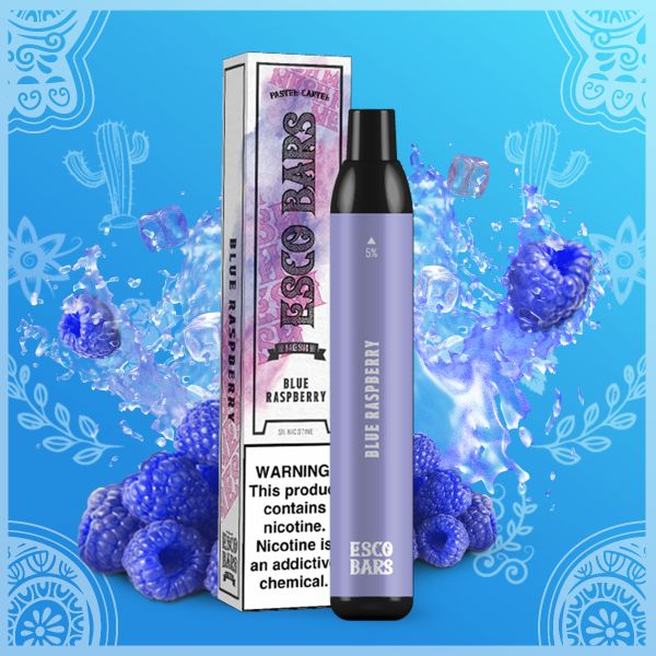 Esco Bars 2500 Puffs Disposable Vape 10 Pack Best Flavor Blue Raspberry