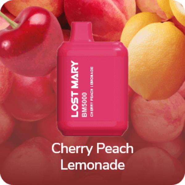 Best Deal Lost Mary BM5000 Puffs Disposable Vape 12mL Cherry Peach Lemonade