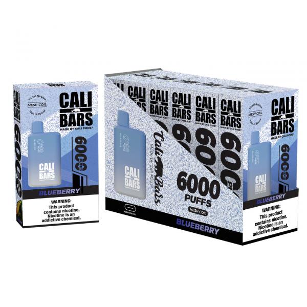 Cali Bars V2 6000 Puffs Disposable 6 Pack - $52.25 eJuices.co Cali Bars V2 6000 Puffs Disposable 6 Pack - $52.25 eJuices.co