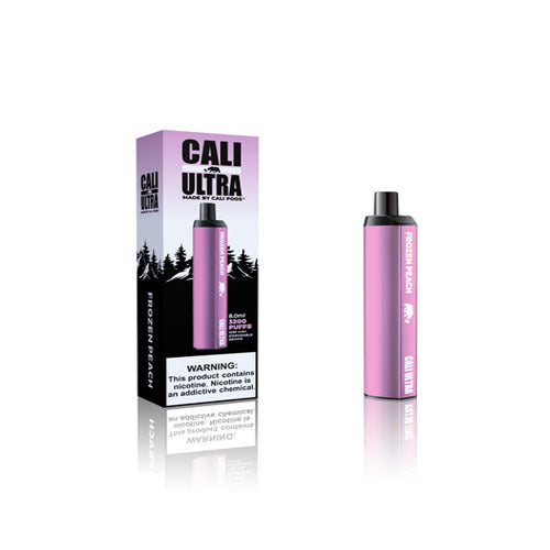 Cali Ultra Disposable Vape 6-Pack Best Flavor Frozen Peach
