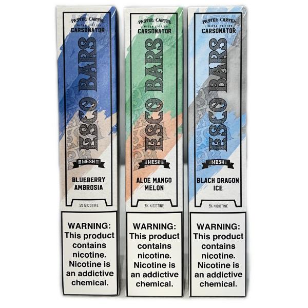 Carsonator x Esco Bars 2500 Puffs Single Disposable Wholesale Price!