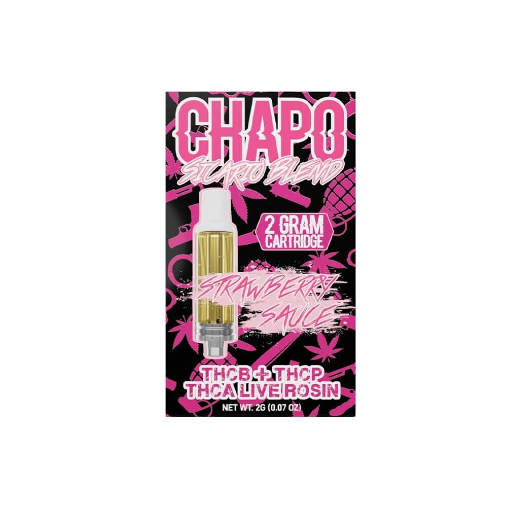 Chapo Extrax Sicario Blend Cartridge (2g)-Strawberry Sauce
