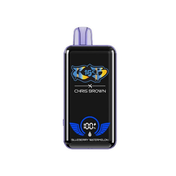 Chris Brown CB15K Rechargeable Disposable - Blueberry Watermelon