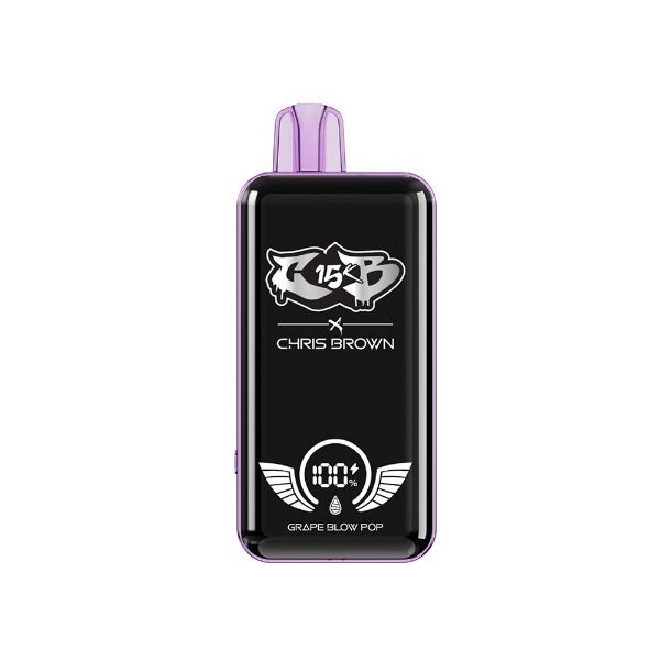 Chris Brown CB15K Disposable Vape - Grape Blow Pop