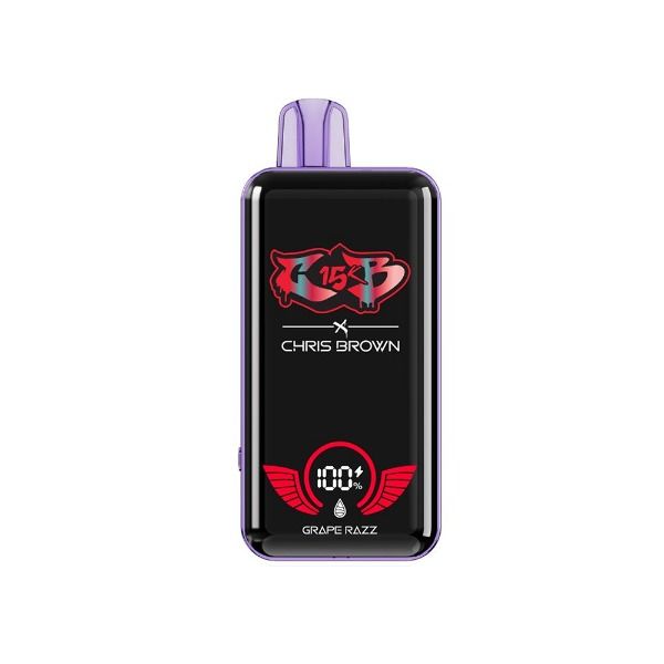 Chris Brown CB15K Disposable Vape - Grape Razz