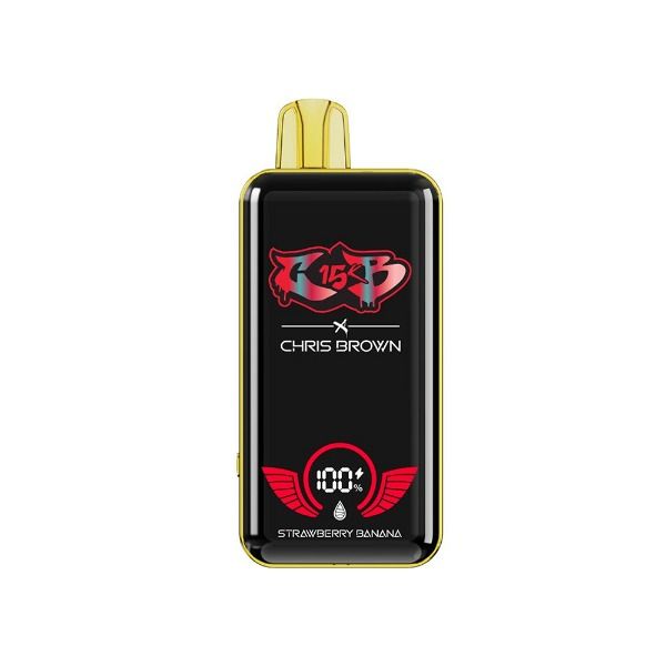 Chris Brown CB15K Disposable Vape - Strawberry Banana