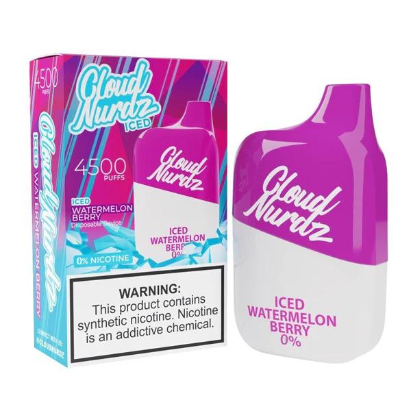 Cloud Nurdz 4500 Puffs Disposable Vape 0% Nicotine 12mL