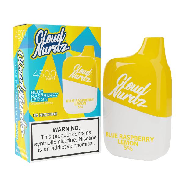 Cloud Nurdz 4500 Puffs Single Disposable-Blue Raspberry Lemon-50mg