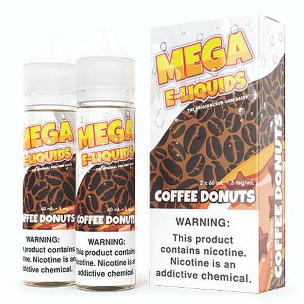 Best Deal Mega Series E-liquid 2x60ML - Coffee Donuts