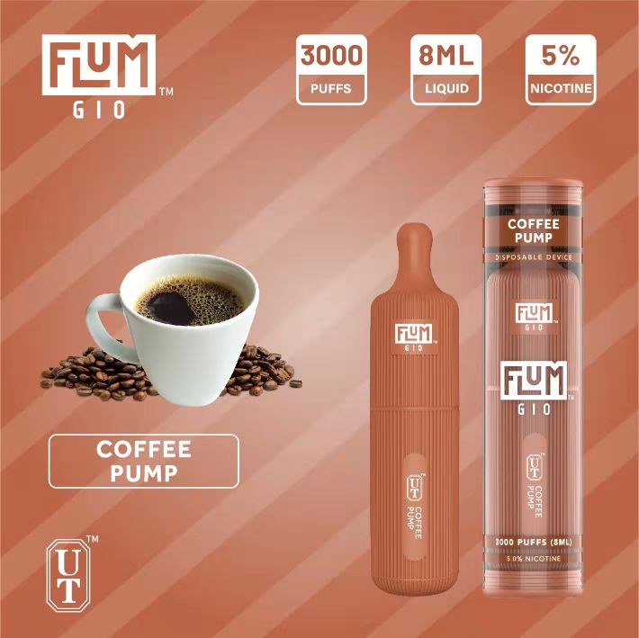 Flum GIO Disposable Vape 10-Pack Best Flavor - Coffee Pump