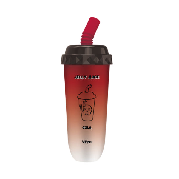 Vpro Jelly Juice 8000 Puffs Rechargeable Vape Disposable 15mL 10 Pack Best Flavor Cola