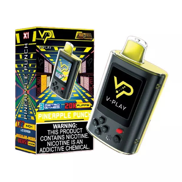Best Deal CraftBox V-Play 20K Puffs Rechargeable Disposable vape 25mL - Pineapple Punch