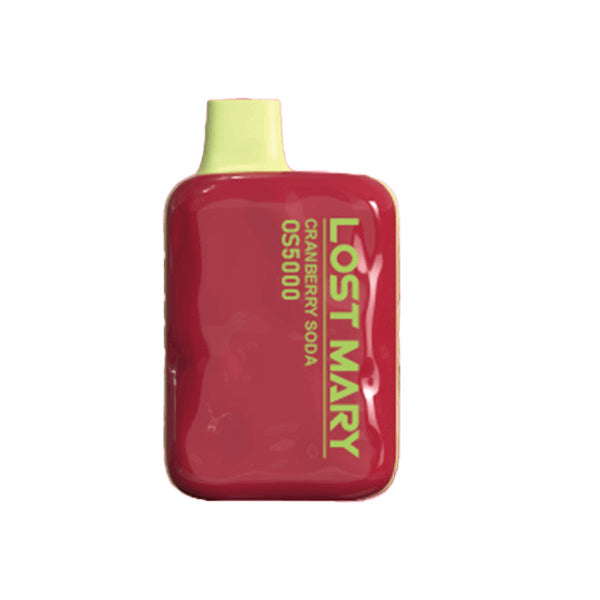 Best Deal Lost Mary OS5000 Rechargeable Vape  Disposable by Elf Bar 13mL Cranberry Soda