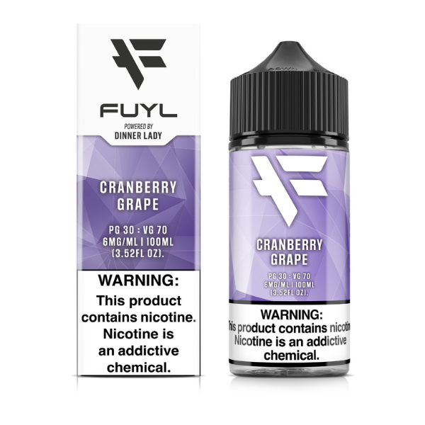 FUYL by Dinner Lady 100mL E-liquid Series - Cranberry Grape