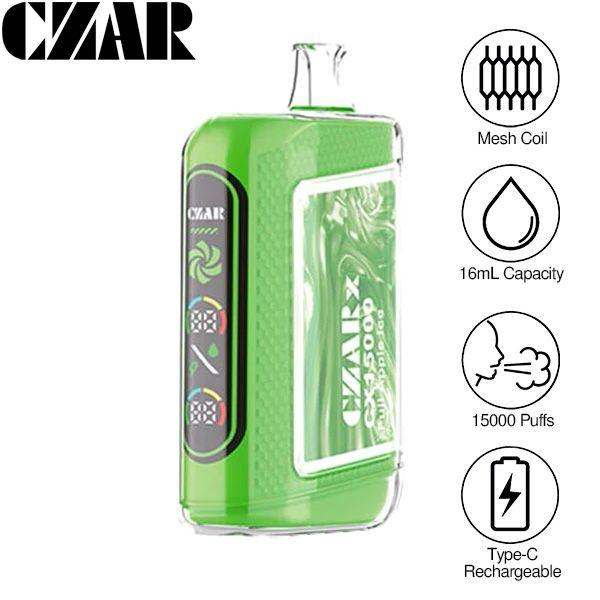 CZAR CX15000 Disposable-Pack of 5-Fuji Apple-50mg