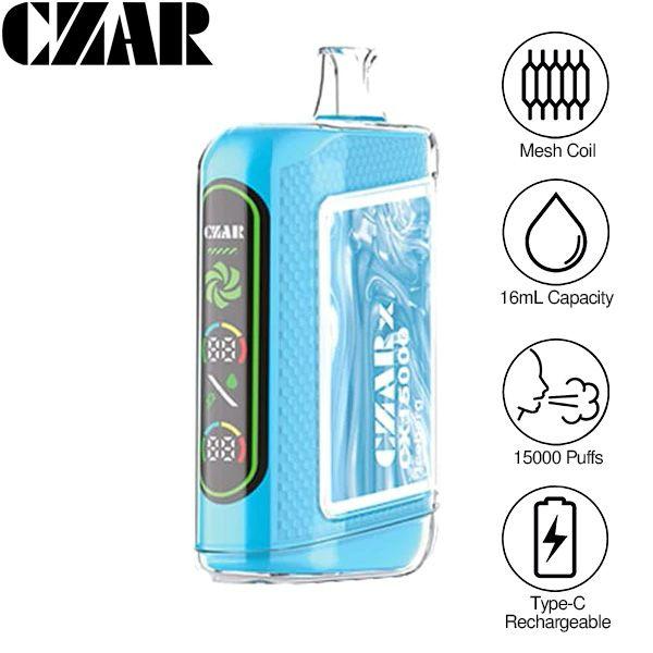 CZAR CX15000 Disposable-Pack of 5-Iceberg-50mg