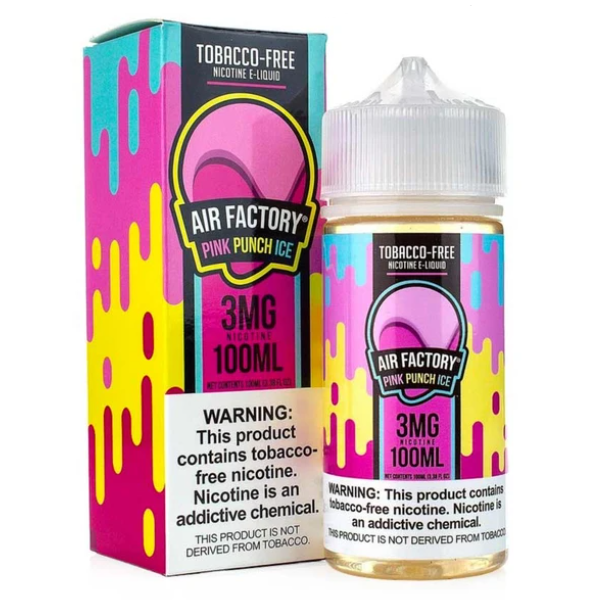 Air Factory TFN 100mL Vape Juice Best Flavor Pink Punch Ice