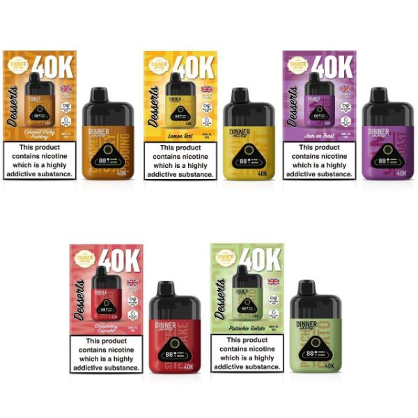 Dinner Lady Desserts 40K Puff Disposable