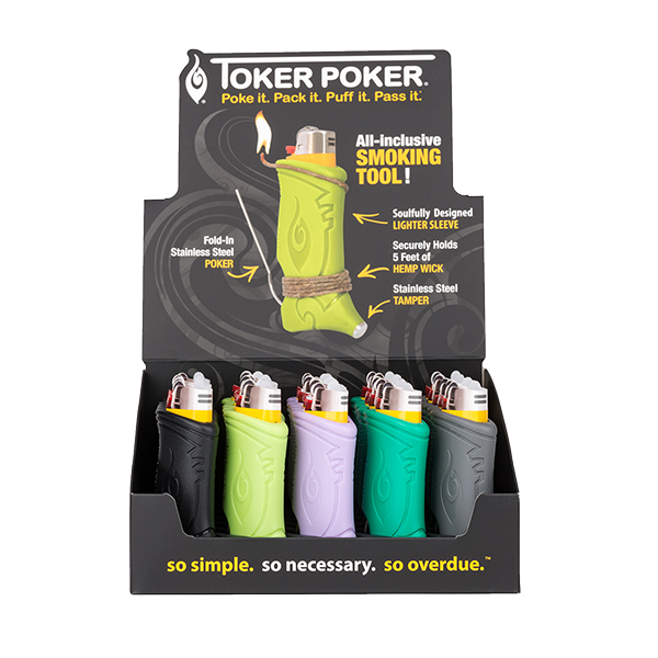 Toker Poker 25 count display BIC Standard Mix edition bulk pricing!