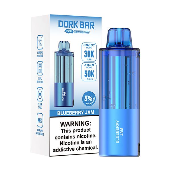 Dork Bar 50,000 Puffs Disposable Pod Blueberry Jam