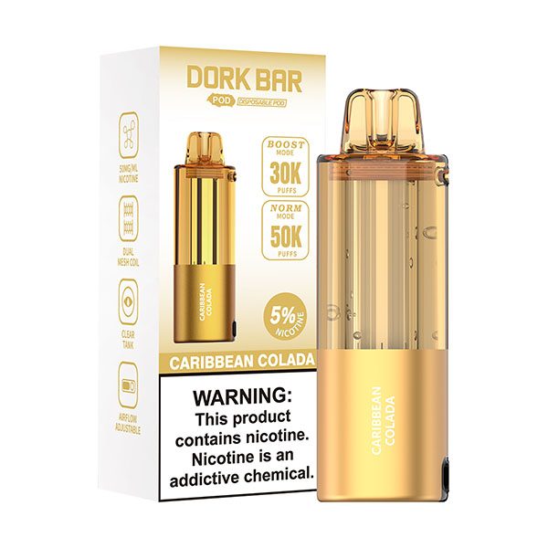 Dork Bar 50,000 Puffs Disposable Pod Caribbean Colada