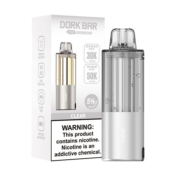 Dork Bar 50,000 Puffs Disposable Pod Clear