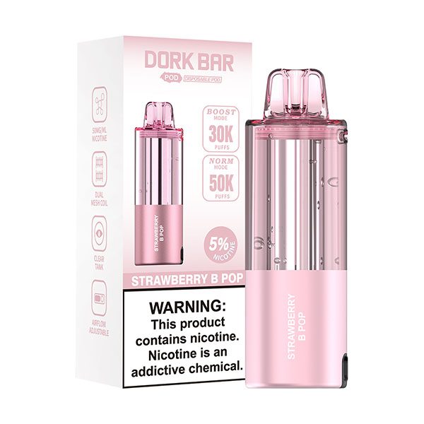 Dork Bar 50,000 Puffs Disposable Pod Strawberry B-Pop